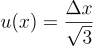 niepewność wzorcowania u(x)=\frac{\Delta x}{\sqrt{3}}